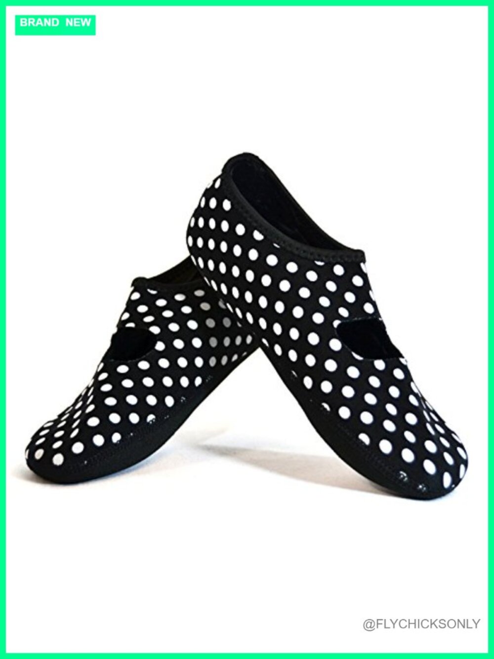 Women's Foldable Slippers Non-Slip Neoprene Mary Jane Flats Yoga Travel